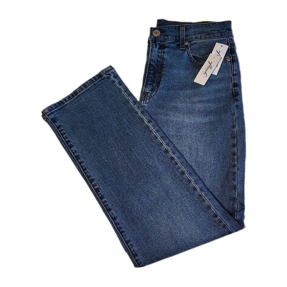 OFLUCK Women Original High Waisted Jeans Size 10 Denim NWT